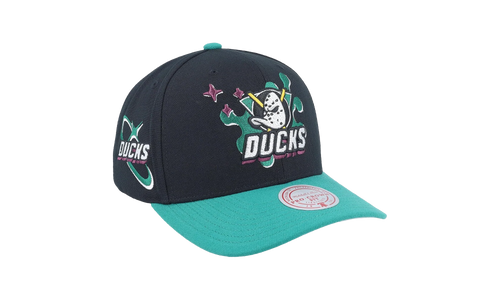 NHL Vintage Groove Drip Pro Snapback Cap "Anaheim Ducks - Black" HP8106 ADUBLCK