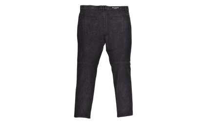 Ribbed Slim Jeans "Black" AH1MG005DB670PC