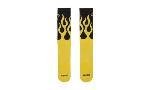 Everyday Plus Cushioned Crew Socks "Yellow Flames - (1 Pair)" IB2285 010