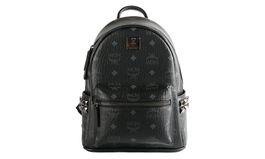 Mini Stark Side Studs Backpack in Visetos "Black" MMKEAVE16BK001