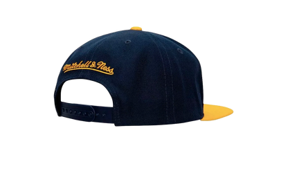 NBA Hardwood Classics Team 2 Tone 2.0 Snapback Cap "Golden State Warriors - Navy / Gold" HHSS3267 GSWYYPPPNYGD