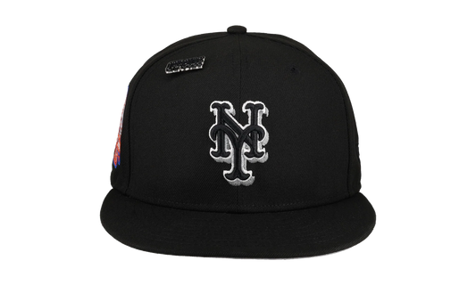 59FIFTY New York Mets Side Splash Collection Shea Stadium Patch Fitted Hat "Black" 123451291926