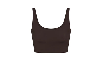 SHINE SCOOP NECK BRA TOP "Nike - Phoenix" SKM054