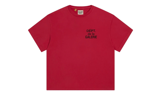 French T-Shirt "Red / Black" GD043