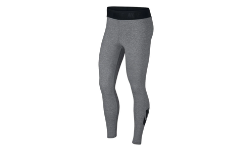 Sportswear Leg-A-See High-Rise Leggings WMNS "Carbon Heather / Black" 933346 091