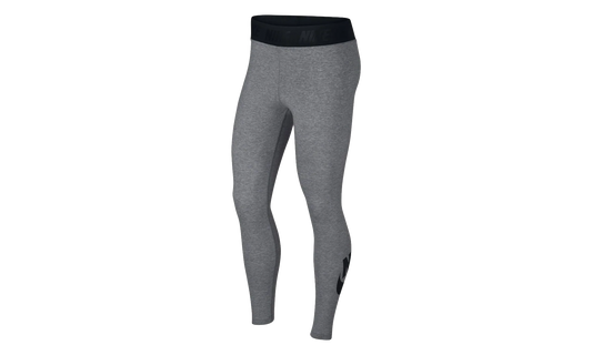 Sportswear Leg-A-See High-Rise Leggings WMNS "Carbon Heather / Black" 933346 091