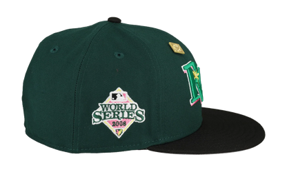 59FIFTY Tampa Bay Rays Refresher Collection 2008 World Series Fitted Hat "Dark Green" 123451291850
