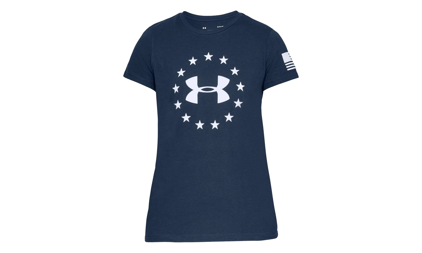 Freedom Logo T-Shirt WMNS "Academy Blue / White" 1333372 408