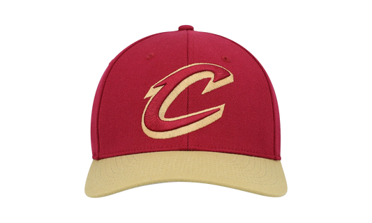 NBA Team 2 Tone 2.0 Stretch Snapback Cap "Cleveland Cavaliers - Red / Gold" HHSS3265 CCAYYPPPRDGD