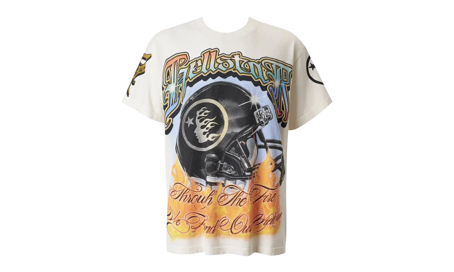 HELMET TEE "Cream" HSR172