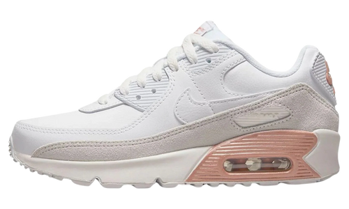 Air Max 90 Leather GS "White Metallic Red Bronze" CD6864 117