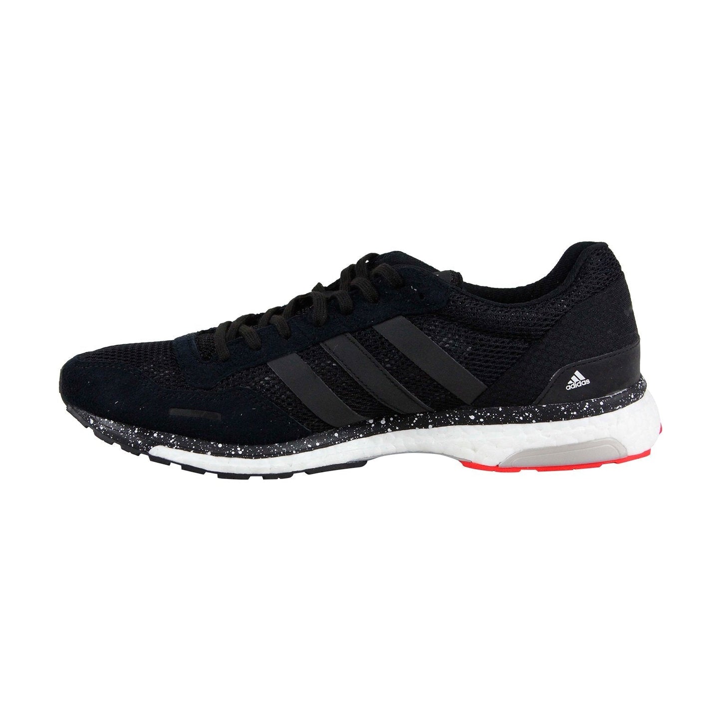 Adizero Adios 3 CM8356 Mens Black Mesh Lace Up Athletic Running Shoes