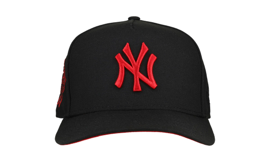 9FIFTY New York Yankees 1999 World Series A Frame Snapback Hat "Black / Red - Visor" NE260