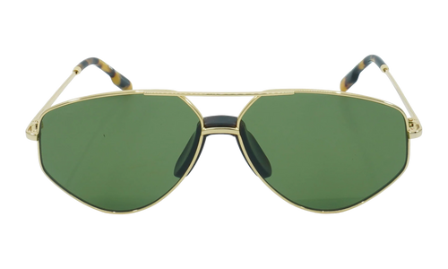 Round Oval Gold Sunglasses "Gold" KZ40014U30N