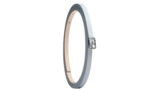 SLIM LEATHER BELT "CELESTIAL BLUE" SA1TP0008P5427T6172