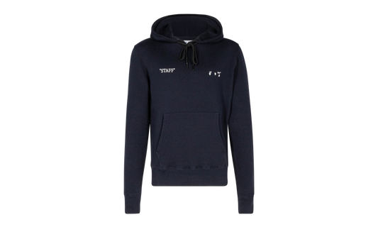 Staff Slime Hoodie "Blue / White" OMBB034T21FLE0014501