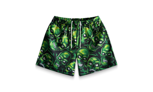 Skully Shorts "Green" BS79