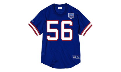 NFL Name & Number Mesh Crew Neck Shirt "New York Giants - Royal" NNMPMG18061 NYGROYA90LTA