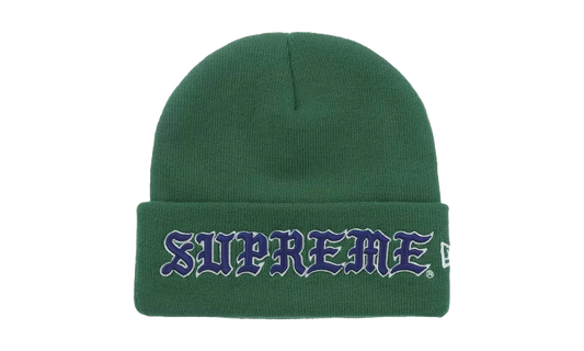 New Era Old English Beanie "Green" SU27210