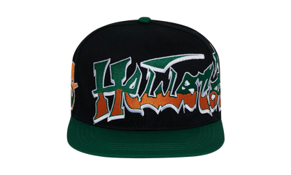 Records Snapback Hat "Green / Black" HSR146