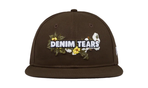 Floral Logo Adjustable Cap "New Era - Brown" DT569