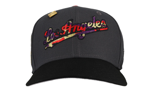 59FIFTY Los Angeles Dodgers 50th Anniversary Fitted Hat "Graphite / Grey" 123451297612
