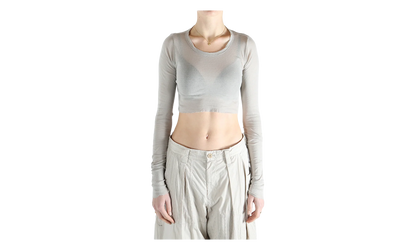 Long Sleeve Crop T-Shirt WMNS "Pearl" RP01F6220 MR 08