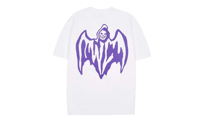 Bat Logo Tee "White / Purple" OSTG WARWARR L77N