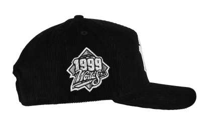 9FIFTY New York Yankees 1999 World Series A Frame Snapback Hat "Black - Corduroy" NE248
