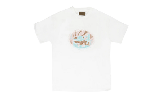 BEADED NILE RIVER T-SHIRT "White" BRC-MTPS-0004