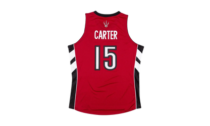 NBA Vince Carter Authentic Jersey "2003 Toronto Raptors - Scarlet" AJY4CP19179 TRASCAR03VCA