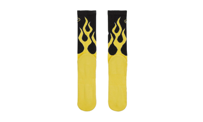 Everyday Plus Cushioned Crew Socks "Yellow Flames - (1 Pair)" IB2285 010