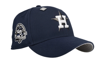 59FIFTY Houston Astros 45th Anniversary Fitted Hat "Metallic Oceanside Blue" NE424