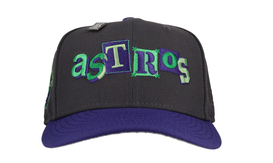 59FIFTY Houston Astros 45th Anniversary Ransom "Skunk" Fitted Hat "Black/ Royal Blue" 123451295936