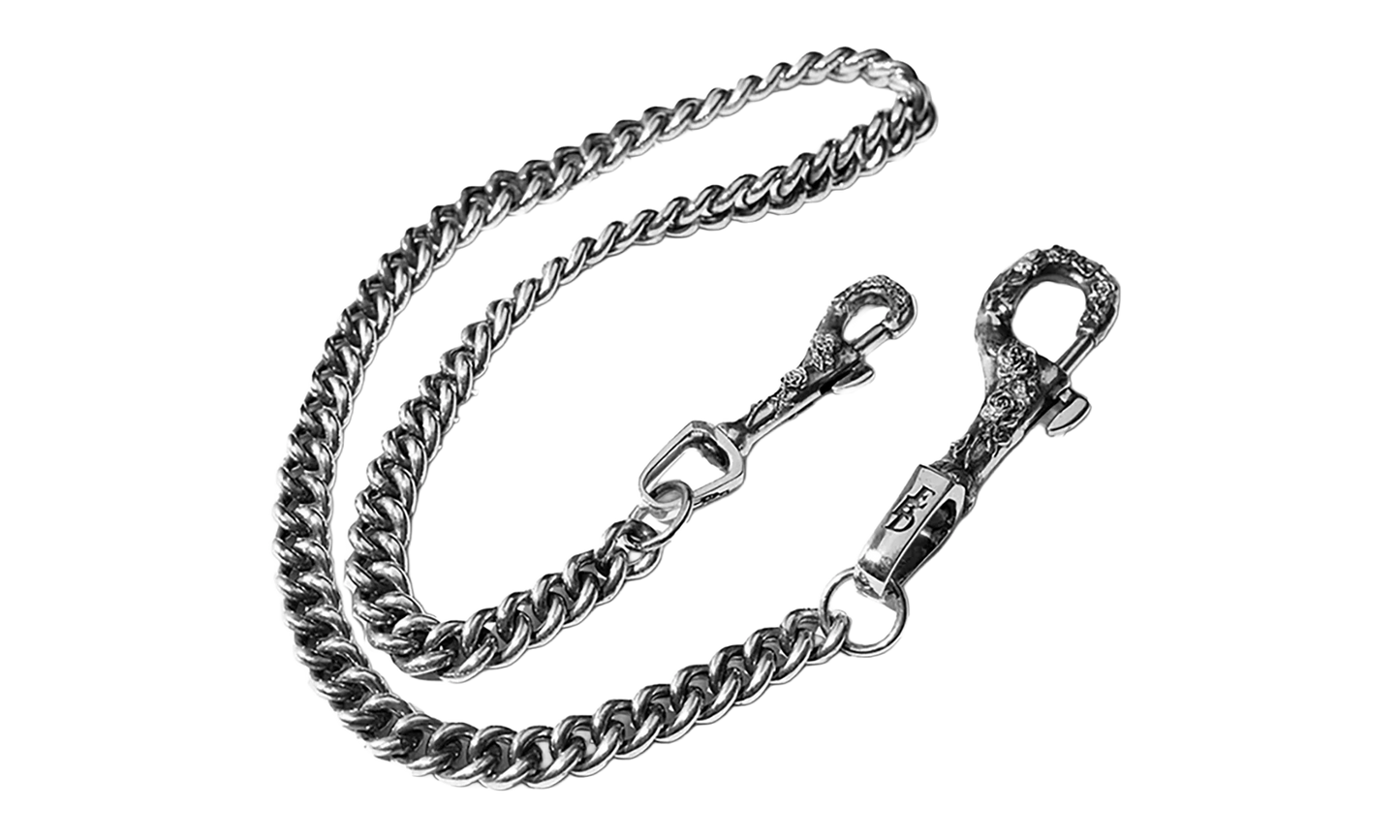 ROSE CLIP WALLET CHAIN "Silver" 50339167994130