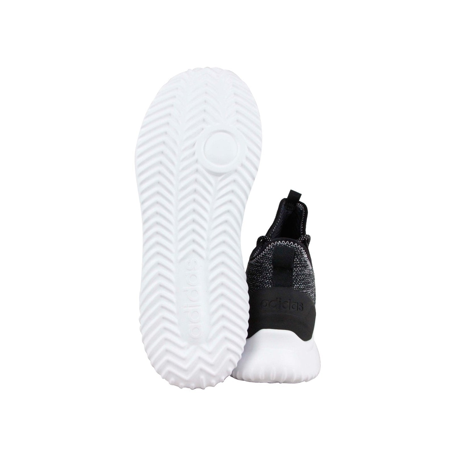 Ultimate Bball DA9653 Mens Black Canvas Lace Up Athletic Basketball Shoes