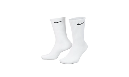 Everyday Cushioned Training Crew Socks (6 Pairs) "White / Black" SX7666 100
