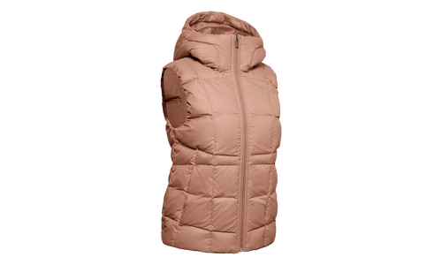 Armour Down Vest WMNS "Uptown Brown / Apex Pink" 1342815 270