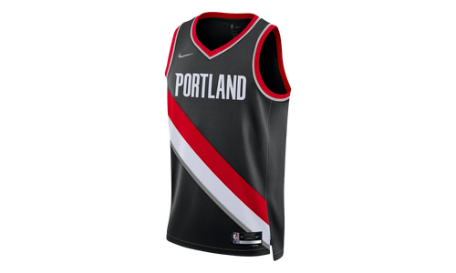 NBA Portland Trail Blazers 21/22 Diamond Icon Edition Swingman Jersey "Black" DN2629 010