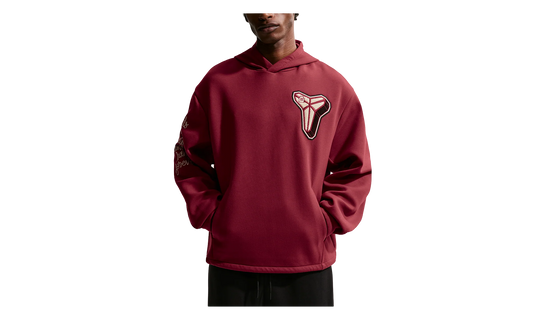 Kobe Dri-FIT Fleece Pullover Basketball Hoodie "Recycled Materials - Team Red / Coconut Milk" IO9563 677
