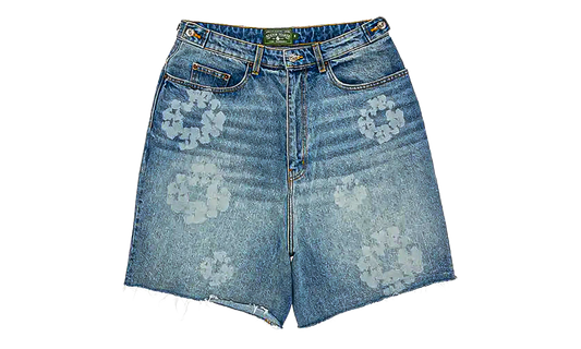 Laser Wreath Denim Short "Light Wash" DT388