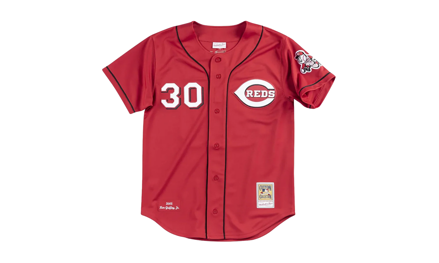 MLB Ken Griffey Jr. Alternate Jersey "2005 Cincinnati Reds - Scarlet" AJY1GS18406 CRESCAR05KGJ