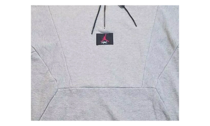 Jordan Jumpman Flight Loop 1/4 Zip Pullover Sweater "Grey / Black" AV2292 091