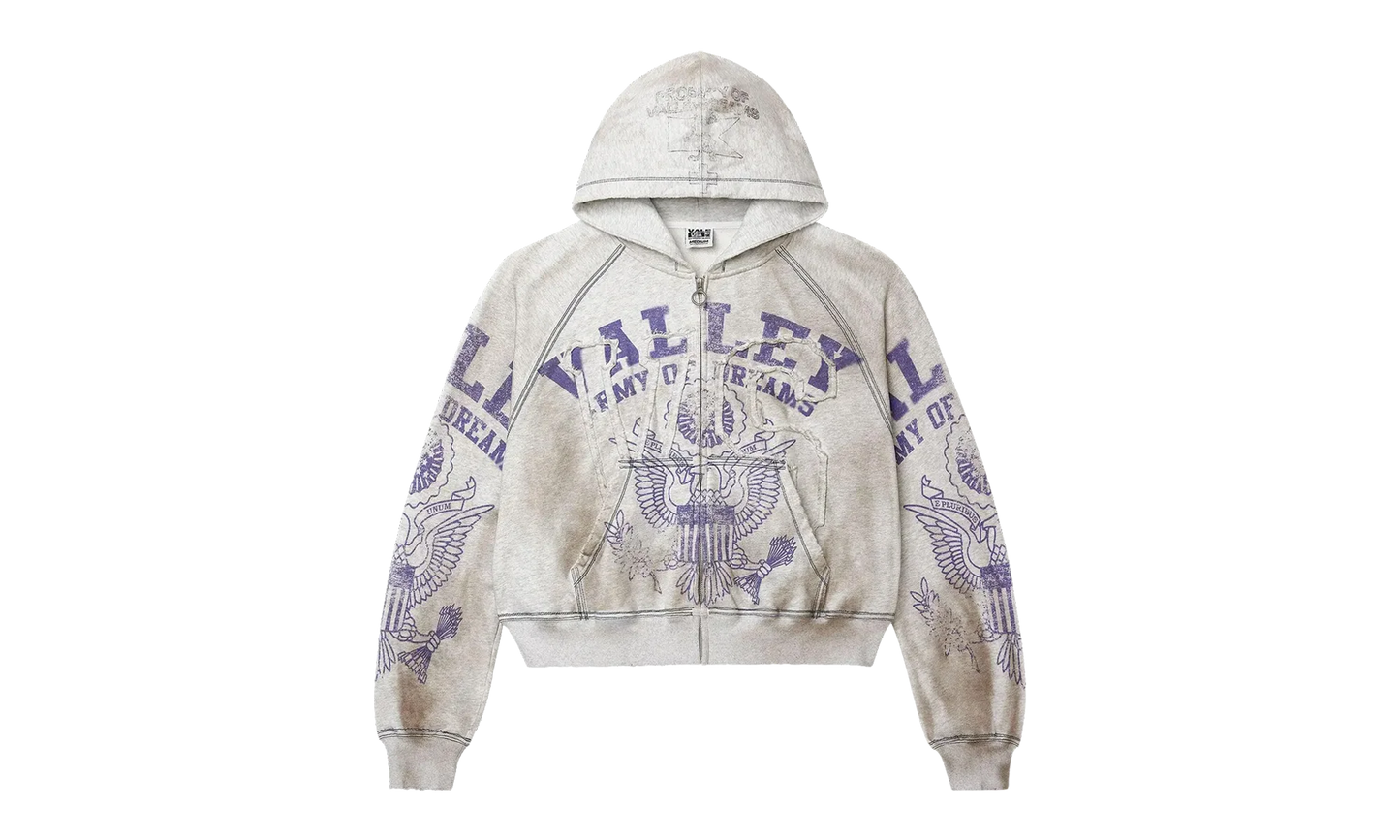 Army Zip Up "Dirt/Grey" HW227WTI