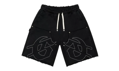 Carpenter-Distressed Shorts "Black" GS150