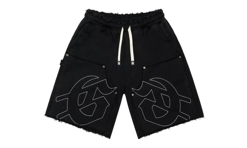 Carpenter-Distressed Shorts "Black" GS150