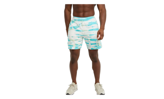 Lightweight Fleece Shorts "Wave Dye Portal Teal" 83140 586529AJGJ