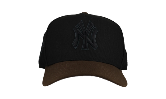 9FIFTY New York Yankees A Frame Snapback Hat "Walnut Blackout" NE340
