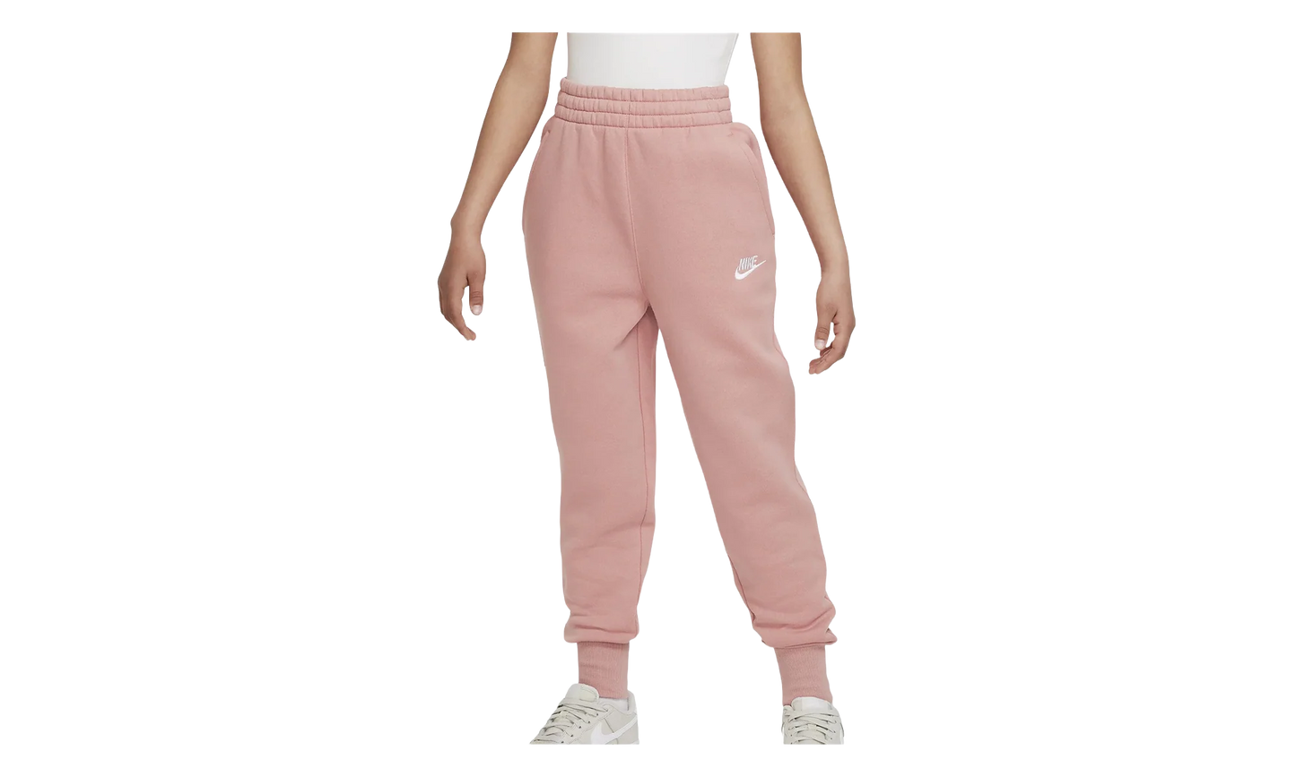 Sportswear Club Fleece High-Waisted Fitted Trousers GS "Red Stardust / White" FD2921 618