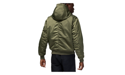 Jordan Renegade Flight Therma-FIT Hooded Jacket "Medium Olive / Starfish / Black" HV0540 222